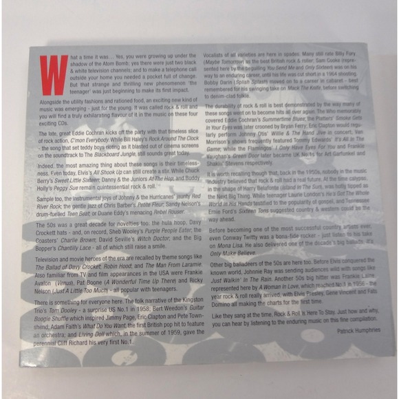 100 Hits Of The 50s 4CD Set Rock And Roll Classics - Picture 2 of 6